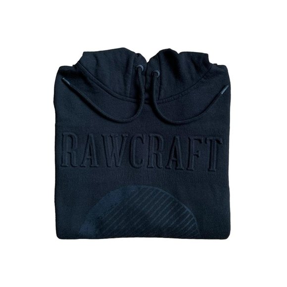 Rawcraft Cotton-Blend Hoodie with Skull Print | Small | Black - Picture 3 of 10